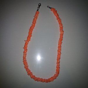 Orange Puka Necklace
